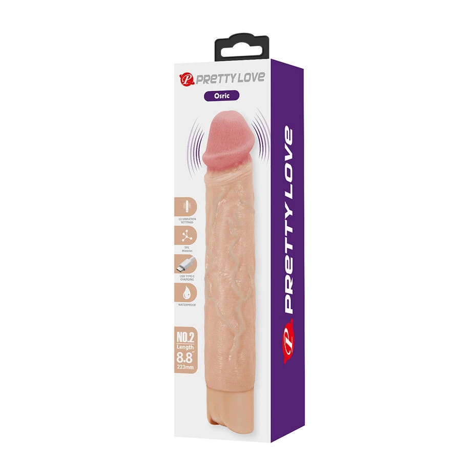 PRETTY LOVE - OSRIC VIBRATORE REALISTICO FLESSIBILE